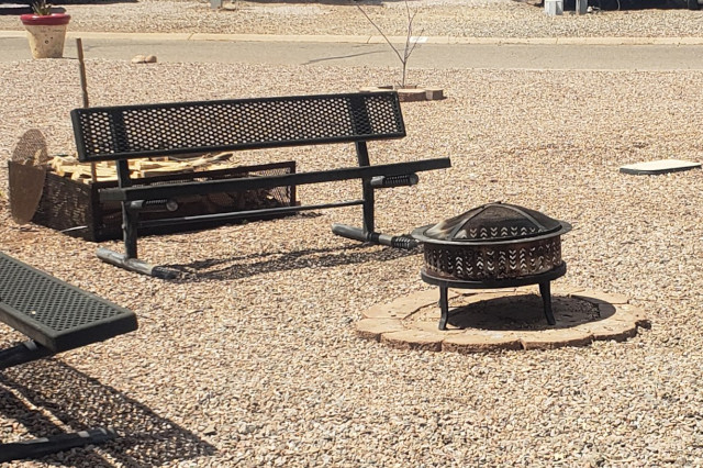 Mountain View RV Park - Fire Pit Area
